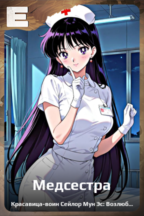 Карточка персонажа Медсестра