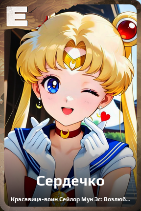 Карточка персонажа Сердечко