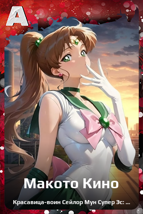 Карточка персонажа Макото Кино