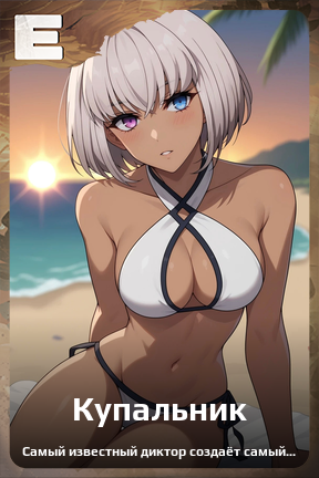 Карточка персонажа Купальник