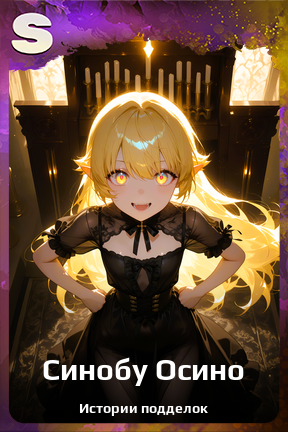 Карточка персонажа Синобу Осино