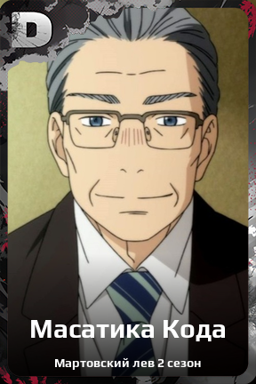 Карточка персонажа Масатика Кода