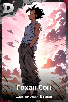 Карточка персонажа Гохан Сон