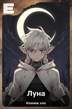 Карточка персонажа Луна