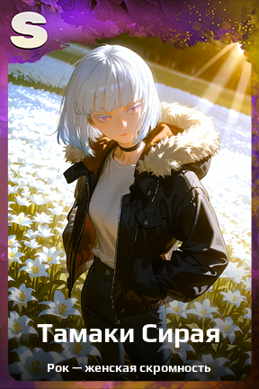 Карточка персонажа Тамаки Сирая