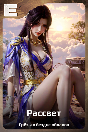 Карточка персонажа Рассвет