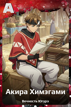 Карточка персонажа Акира Химэгами