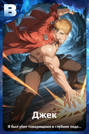 Карточка персонажа Джек