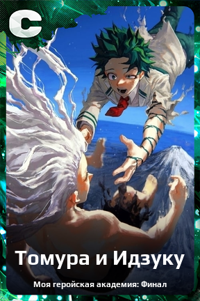 Карточка персонажа Томура и Идзуку