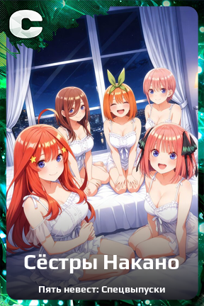 Карточка персонажа Сёстры Накано