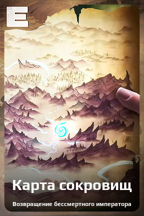 Карточка персонажа Карта сокровищ