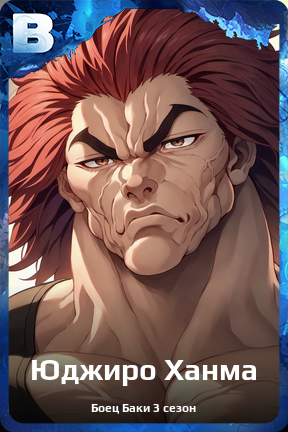 Карточка персонажа Юджиро Ханма