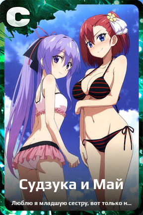 Карточка персонажа Судзука и Май