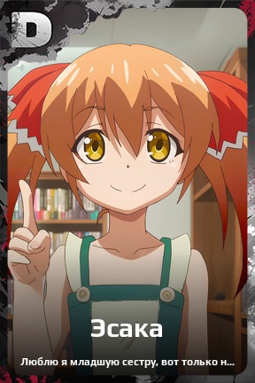 Карточка персонажа Эсака