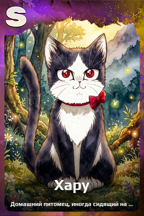 Карточка персонажа Хару