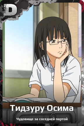 Карточка персонажа Тидзуру Осима