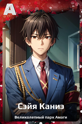 Карточка персонажа Сэйя Каниэ