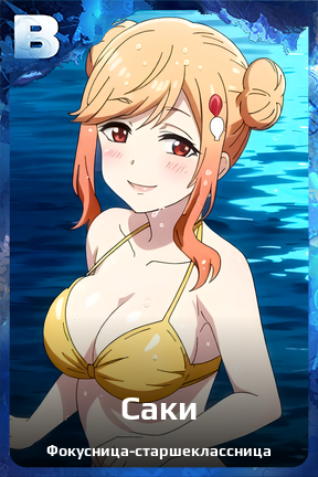 Карточка персонажа Саки
