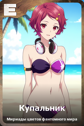 Карточка персонажа Купальник