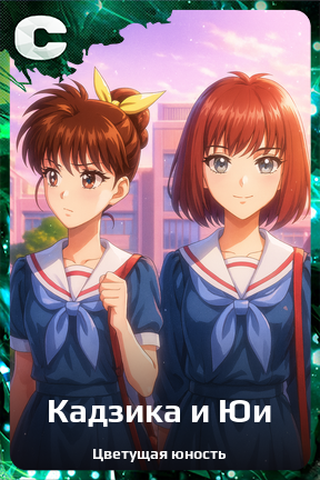 Карточка персонажа Кадзика и Юи