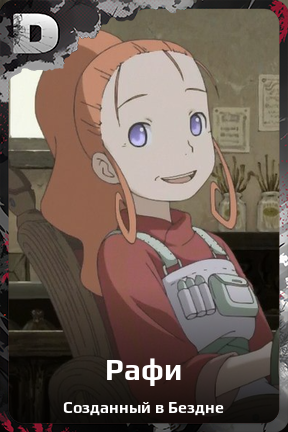 Карточка персонажа Рафи
