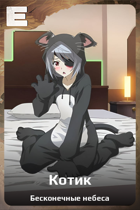 Карточка персонажа Котик