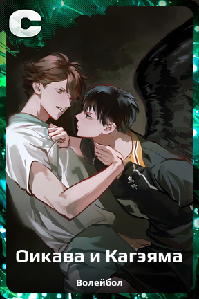 Карточка персонажа Оикава и Кагэяма