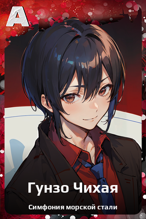Карточка персонажа Гунзо Чихая