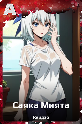 Карточка персонажа Саяка Мията