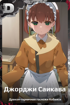 Карточка персонажа Джорджи Саикава