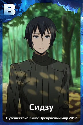 Карточка персонажа Сидзу