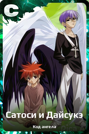 Карточка персонажа Сатоси и Дайсукэ