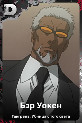 Карточка персонажа Бэр Уокен