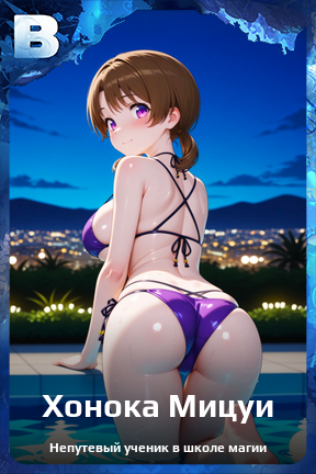Карточка персонажа Хонока Мицуи