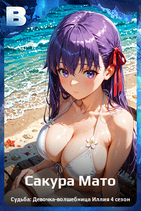 Карточка персонажа Сакура Мато