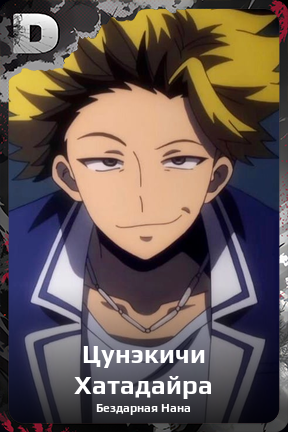 Карточка персонажа Цунэкичи Хатадайра