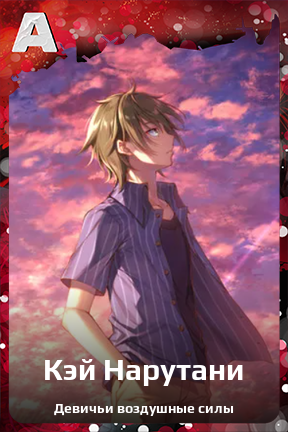 Карточка персонажа Кэй Нарутани