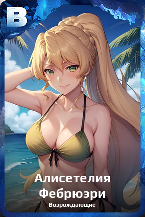 Карточка персонажа Алисетелия Фебрюэри