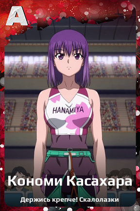 Карточка персонажа Кономи Касахара