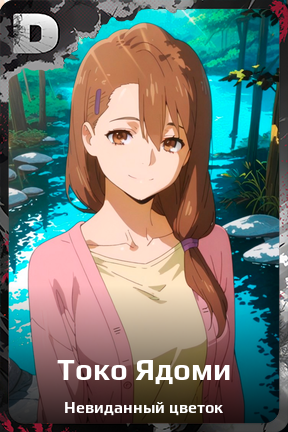Карточка персонажа Токо Ядоми
