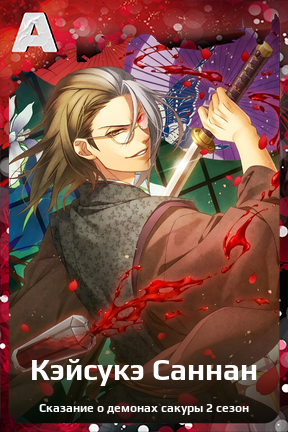 Карточка персонажа Кэйсукэ Саннан
