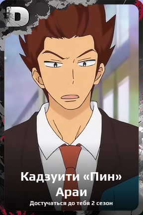 Карточка персонажа Кадзуити «Пин» Араи